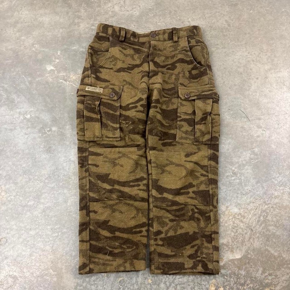 Vintage Columbia Gellatin Camo Range Hunting Pants Size 34